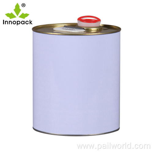 Paint screw top tin Can with Phenolic Lined